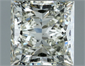 Natural Diamond 1.50 Carats, Princess with  Cut, J Color, VS1 Clarity and Certified by IGI