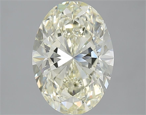 Picture of Natural Diamond 3.01 Carats, Oval with  Cut, M Color, IF Clarity and Certified by IGI