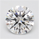 Lab Grown Diamond 3.61 Carats, Round with Ideal Cut, E Color, IF Clarity and Certified by IGI