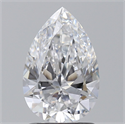 Natural Diamond 1.50 Carats, Pear with  Cut, D Color, VVS1 Clarity and Certified by GIA