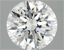 Del inventario de diamantes de laboratorio, 2.54 quilates, Redondo , Color F, claridad VVS2 y certificado IGI