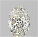 Diamante Natural 0.71 quilates, Ovalado , Color J, claridad VVS2 y certificado GIA