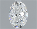 Natural Diamond 0.40 Carats, Oval with  Cut, E Color, VVS2 Clarity and Certified by GIA