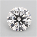 Lab Grown Diamond 1.04 Carats, Round with Ideal Cut, E Color, VVS1 Clarity and Certified by IGI