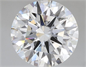 Del inventario de diamantes de laboratorio, 3.09 quilates, Redondo , Color D, claridad VVS1 y certificado IGI
