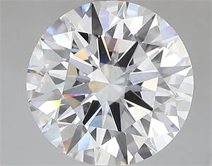 Picture of Lab Grown Diamond 3.09 Carats, Round with Ideal Cut, D Color, VVS1 Clarity and Certified by IGI