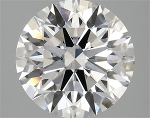 Picture of Lab Grown Diamond 3.10 Carats, Round with Ideal Cut, E Color, VS2 Clarity and Certified by IGI