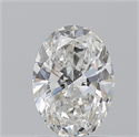 Natural Diamond 1.20 Carats, Oval with  Cut, G Color, SI2 Clarity and Certified by GIA