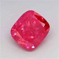 Picture of Lab Grown Diamond 2.01 Carats, CUSHION MODIFIED with  Cut, Fancy Vivid Pink Color, VS2 Clarity and Certified by IGI