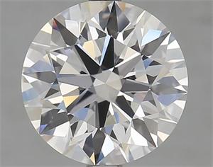 Picture of Lab Grown Diamond 3.31 Carats, Round with Ideal Cut, D Color, VVS1 Clarity and Certified by IGI
