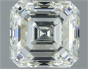 Natural Diamond 1.00 Carats, Asscher with  Cut, J Color, VS2 Clarity and Certified by IGI