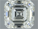 Natural Diamond 1.00 Carats, Asscher with  Cut, J Color, VS2 Clarity and Certified by IGI