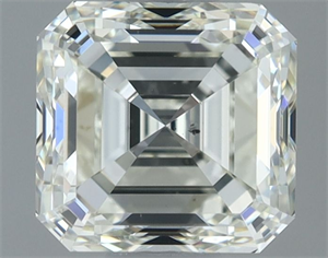 Picture of Natural Diamond 1.00 Carats, Asscher with  Cut, J Color, VS2 Clarity and Certified by IGI