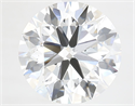 Lab Grown Diamond 7.01 Carats, Round with Ideal Cut, G Color, VS1 Clarity and Certified by IGI