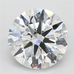 Picture of Lab Grown Diamond 5.43 Carats, Round with Excellent Cut, D Color, VVS1 Clarity and Certified by GIA