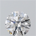 Natural Diamond 1.01 Carats, Round with Excellent Cut, F Color, SI1 Clarity and Certified by GIA