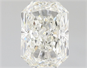 Natural Diamond 0.82 Carats, Radiant with  Cut, J Color, VVS1 Clarity and Certified by GIA