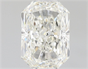Natural Diamond 0.82 Carats, Radiant with  Cut, J Color, VVS1 Clarity and Certified by GIA
