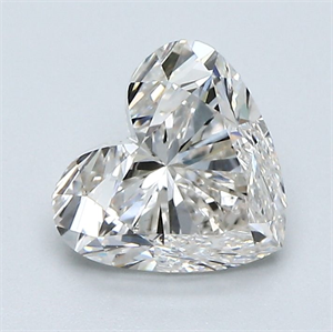 Picture of Natural Diamond 1.51 Carats, Heart with  Cut, I Color, VS1 Clarity and Certified by GIA
