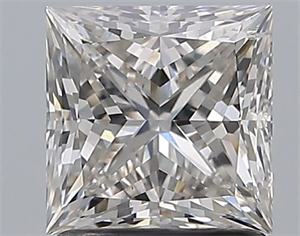Picture of Natural Diamond 1.51 Carats, Princess with  Cut, I Color, SI2 Clarity and Certified by GIA