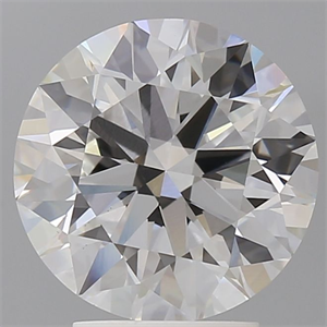 Picture of Lab Grown Diamond 3.52 Carats, Round with Ideal Cut, E Color, VS1 Clarity and Certified by IGI