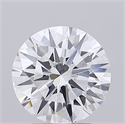 Del inventario de diamantes de laboratorio, 2.13 quilates, Redondo , Color E, claridad VVS2 y certificado IGI