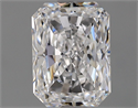 Natural Diamond 1.20 Carats, Radiant with  Cut, D Color, VS2 Clarity and Certified by GIA