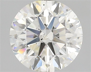 Picture of Natural Diamond 1.08 Carats, Round with Excellent Cut, L Color, I1 Clarity and Certified by GIA