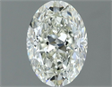 Natural Diamond 0.70 Carats, Oval with  Cut, K Color, VVS2 Clarity and Certified by GIA