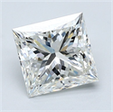 Diamante Natural 2.01 quilates, Princesa , Color H, claridad VS1 y certificado GIA