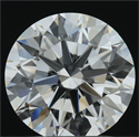 Natural Diamond 2.17 Carats, Round with Excellent Cut, F Color, VVS2 Clarity and Certified by GIA