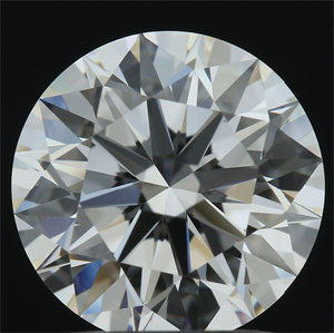 Picture of Natural Diamond 2.17 Carats, Round with Excellent Cut, F Color, VVS2 Clarity and Certified by GIA