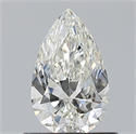 Natural Diamond 0.70 Carats, Pear with  Cut, I Color, VS1 Clarity and Certified by GIA