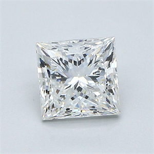 Picture of Natural Diamond 1.00 Carats, Princess with  Cut, H Color, VS1 Clarity and Certified by GIA