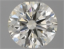 Natural Diamond 0.51 Carats, Round with Excellent Cut, I Color, SI1 Clarity and Certified by IGI