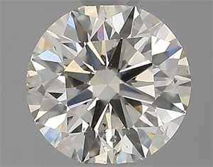 Picture of Natural Diamond 0.51 Carats, Round with Excellent Cut, I Color, SI1 Clarity and Certified by IGI