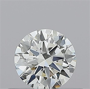 Picture of Natural Diamond 0.40 Carats, Round with Excellent Cut, I Color, VVS1 Clarity and Certified by GIA
