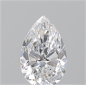 Diamante Natural 0.50 quilates, De pera , Color D, claridad VS1 y certificado GIA