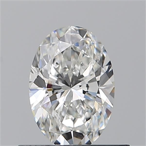 Picture of Natural Diamond 0.55 Carats, Oval with  Cut, G Color, VVS1 Clarity and Certified by GIA