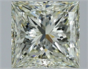 Natural Diamond 3.03 Carats, Princess with  Cut, K Color, VS1 Clarity and Certified by IGI