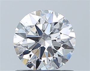 Picture of Natural Diamond 0.71 Carats, Round with Excellent Cut, D Color, VVS2 Clarity and Certified by GIA