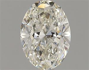 Picture of Natural Diamond 0.54 Carats, Oval with  Cut, H Color, SI1 Clarity and Certified by GIA