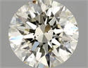 Natural Diamond 0.70 Carats, Round with Excellent Cut, M Color, SI1 Clarity and Certified by GIA
