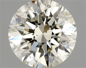 Picture of Natural Diamond 0.70 Carats, Round with Excellent Cut, M Color, SI1 Clarity and Certified by GIA