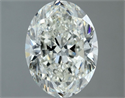 Natural Diamond 2.02 Carats, Oval with  Cut, H Color, VS1 Clarity and Certified by IGI