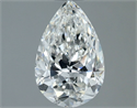 Natural Diamond 1.00 Carats, Pear with  Cut, G Color, VS2 Clarity and Certified by GIA