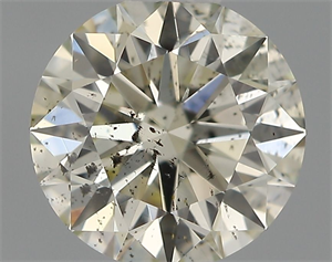 Foto Diamante Natural 0.52 quilates, Redondo , Color J, claridad SI2 y certificado IGI de