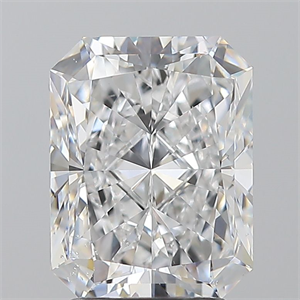 Picture of Natural Diamond 3.01 Carats, Radiant with  Cut, D Color, SI1 Clarity and Certified by GIA