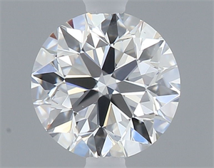 Foto Diamante Natural 0.40 quilates, Redondo , Color F, claridad VS2 y certificado GIA de