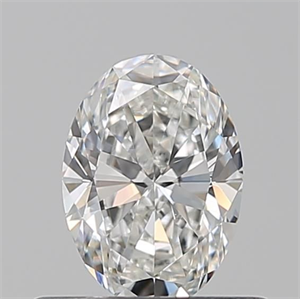 Picture of Natural Diamond 0.50 Carats, Oval with  Cut, F Color, VVS2 Clarity and Certified by GIA